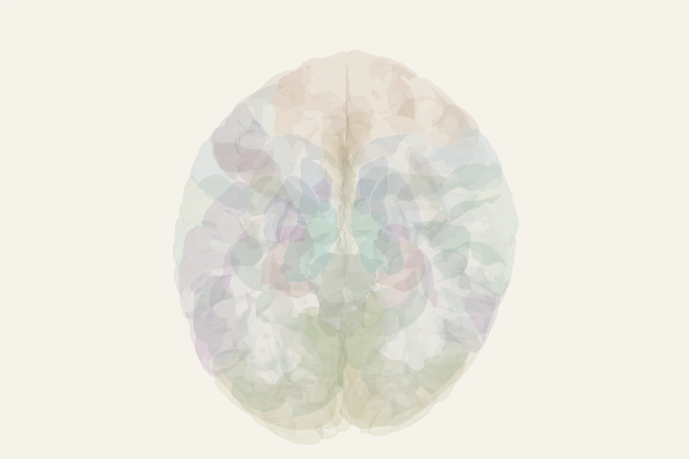 Subthalamic Nucleus highlighted in colour on a rotatable 3D model of the human brain