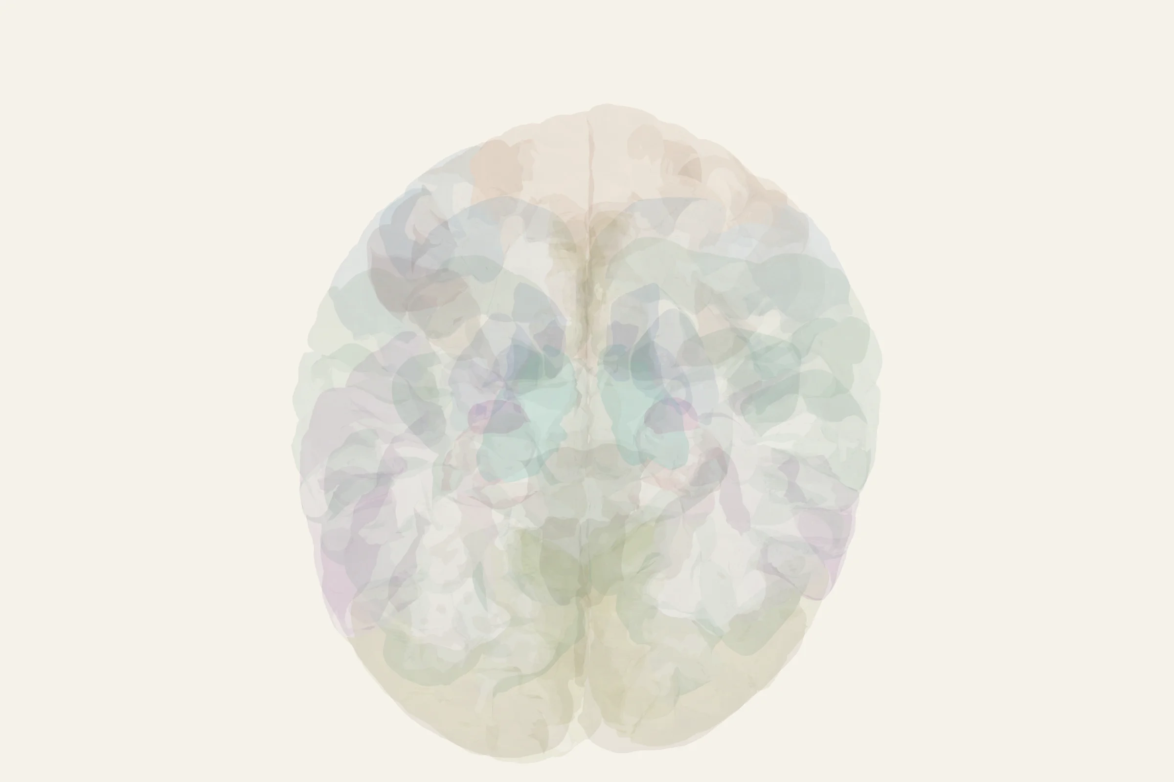 Facial Nucleus highlighted in colour on a rotatable 3D model of the human brain