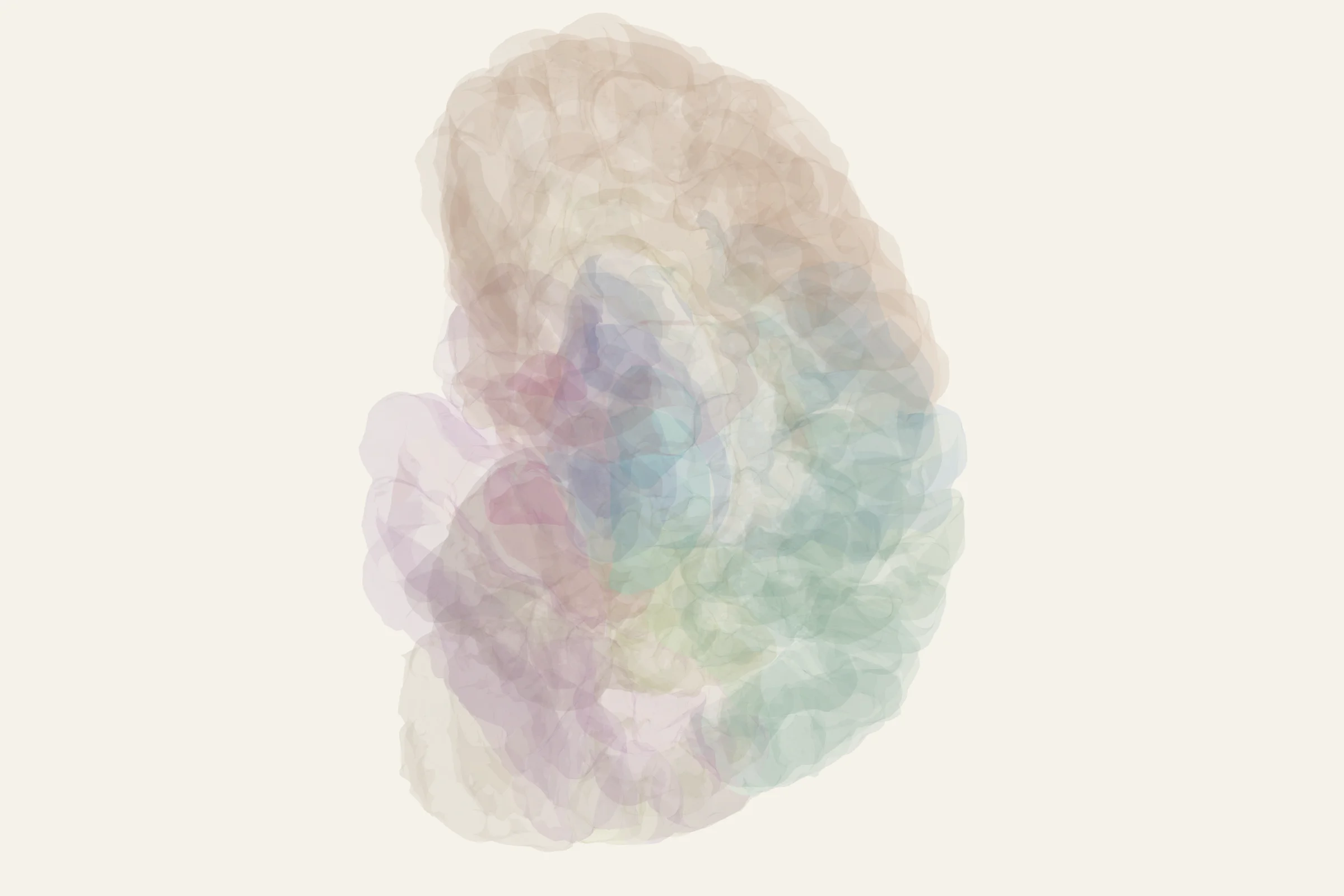 Premotor Cortex highlighted in colour on a rotatable 3D model of the human brain